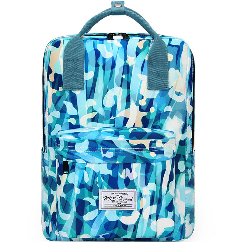 Shell Prints Backpacks Travel Student School Bag for Girls Boys Teens