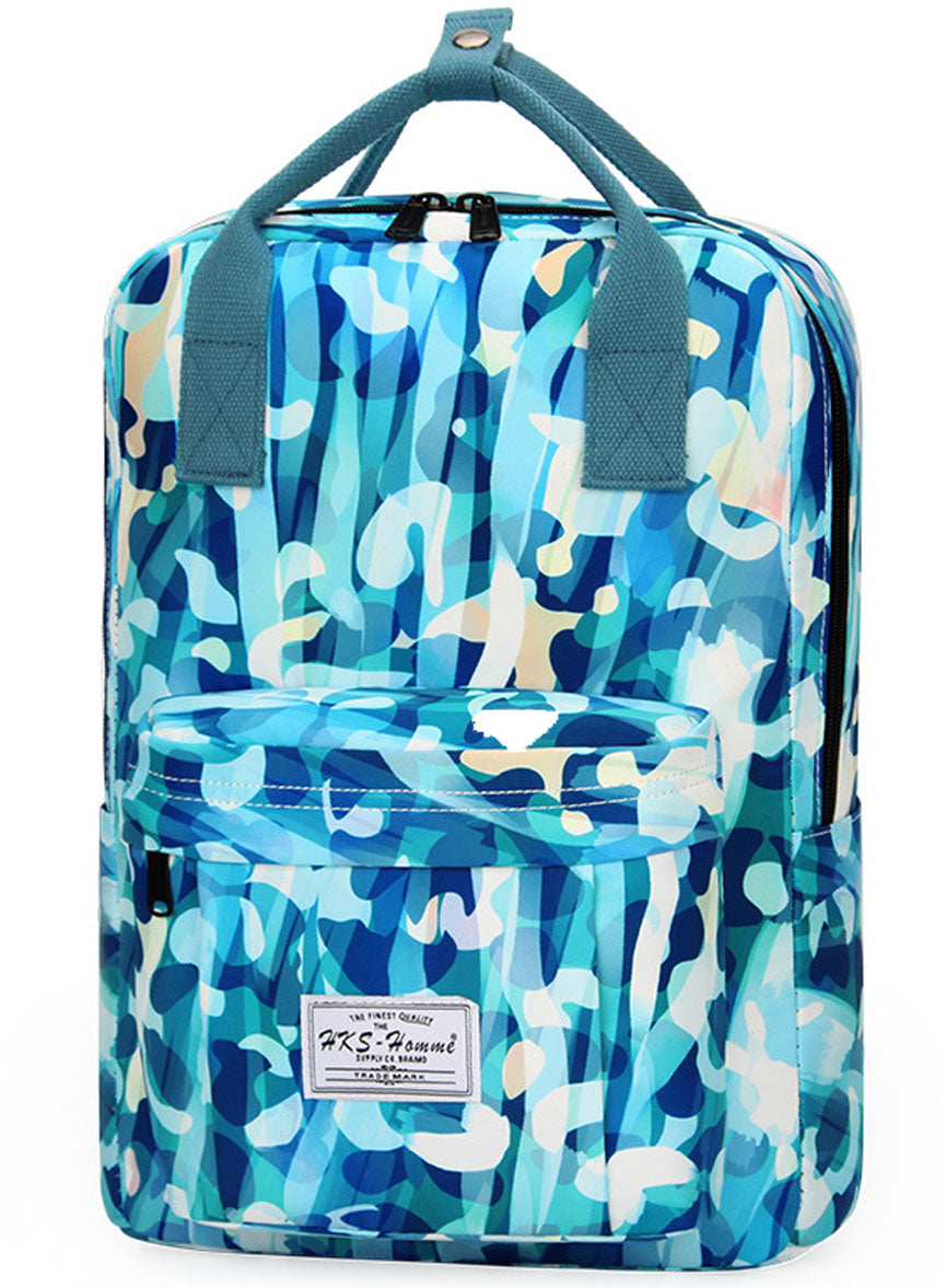 Shell Prints Backpacks Travel Student School Bag for Girls Boys Teens