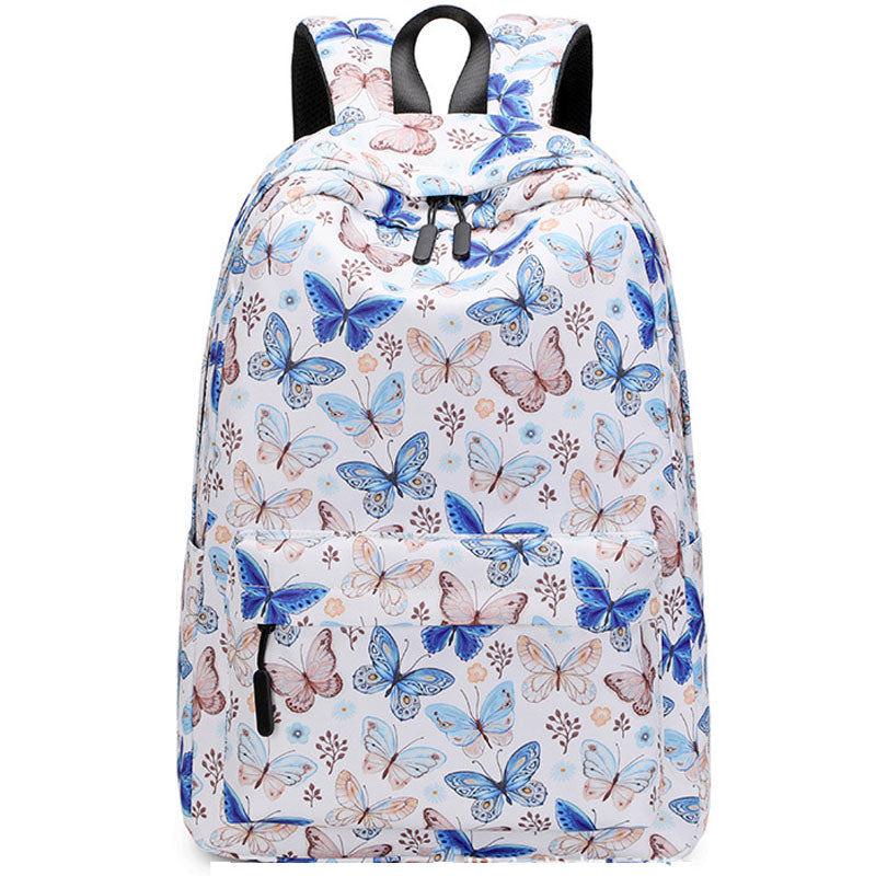Butterfly Backpack for Women Laptop School College Bookbag Casual Daypack