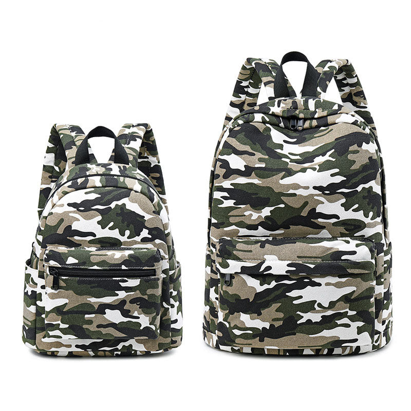 Children Schoolbag Camouflage Backpack Girls Boys Laptop Travel Bag