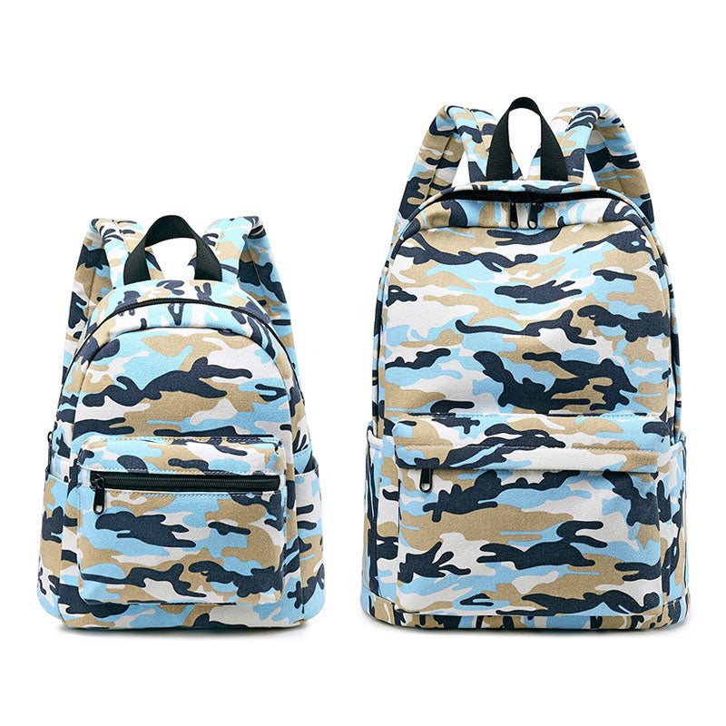 Children Schoolbag Camouflage Backpack Girls Boys Laptop Travel Bag