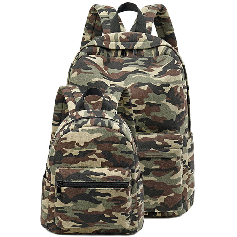 Children Schoolbag Camouflage Backpack Girls Boys Laptop Travel Bag
