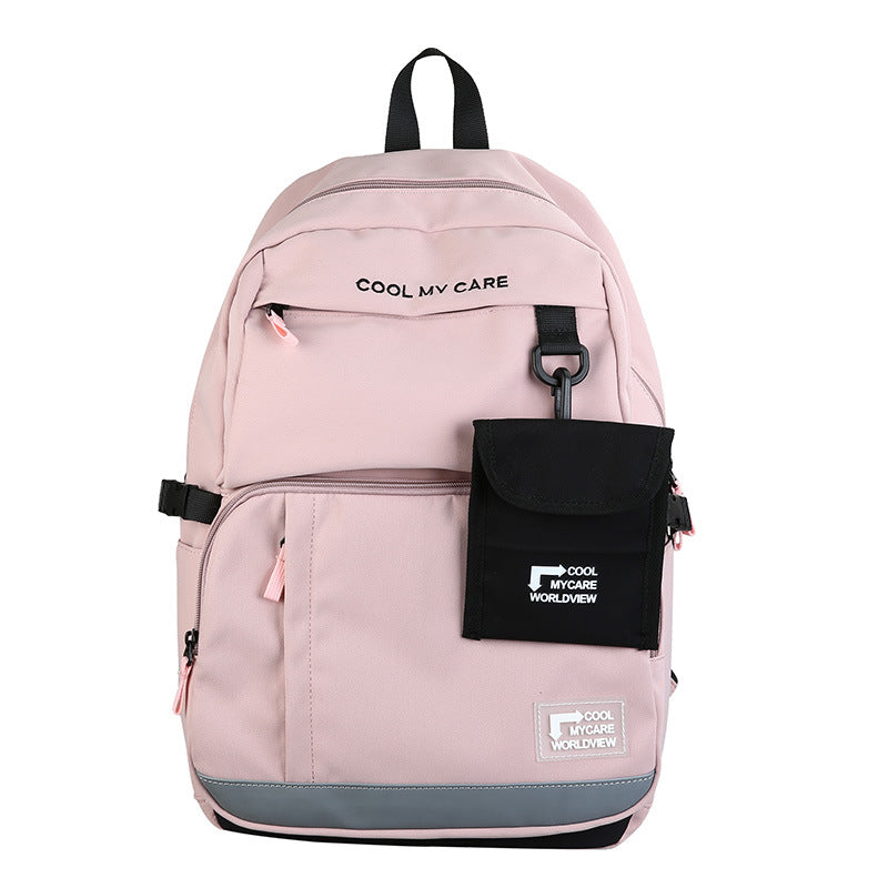 Waterproof School Backpack Reflective Design Travel Bag