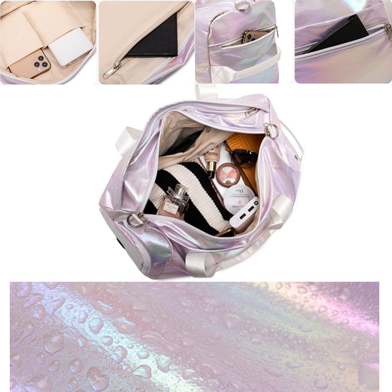 Gym Bag Gradient Yoga Gym Totes Handbag Travel Duffel Bags Fitness Handbags
