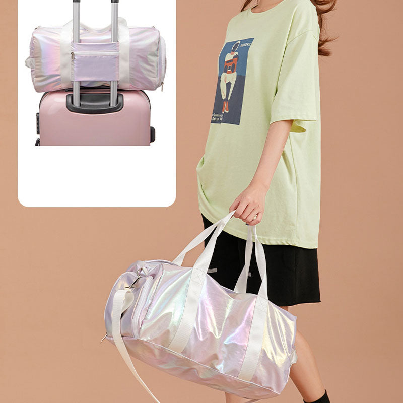 Gym Bag Gradient Yoga Gym Totes Handbag Travel Duffel Bags Fitness Handbags