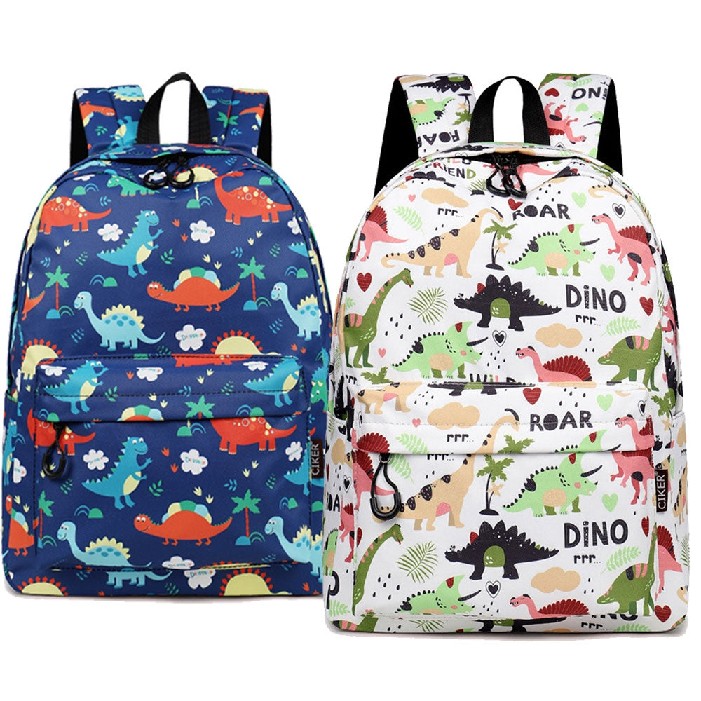 Dinosaur Backpack for Kids Cute Fun Printing Bookbag Lightweight School Bag