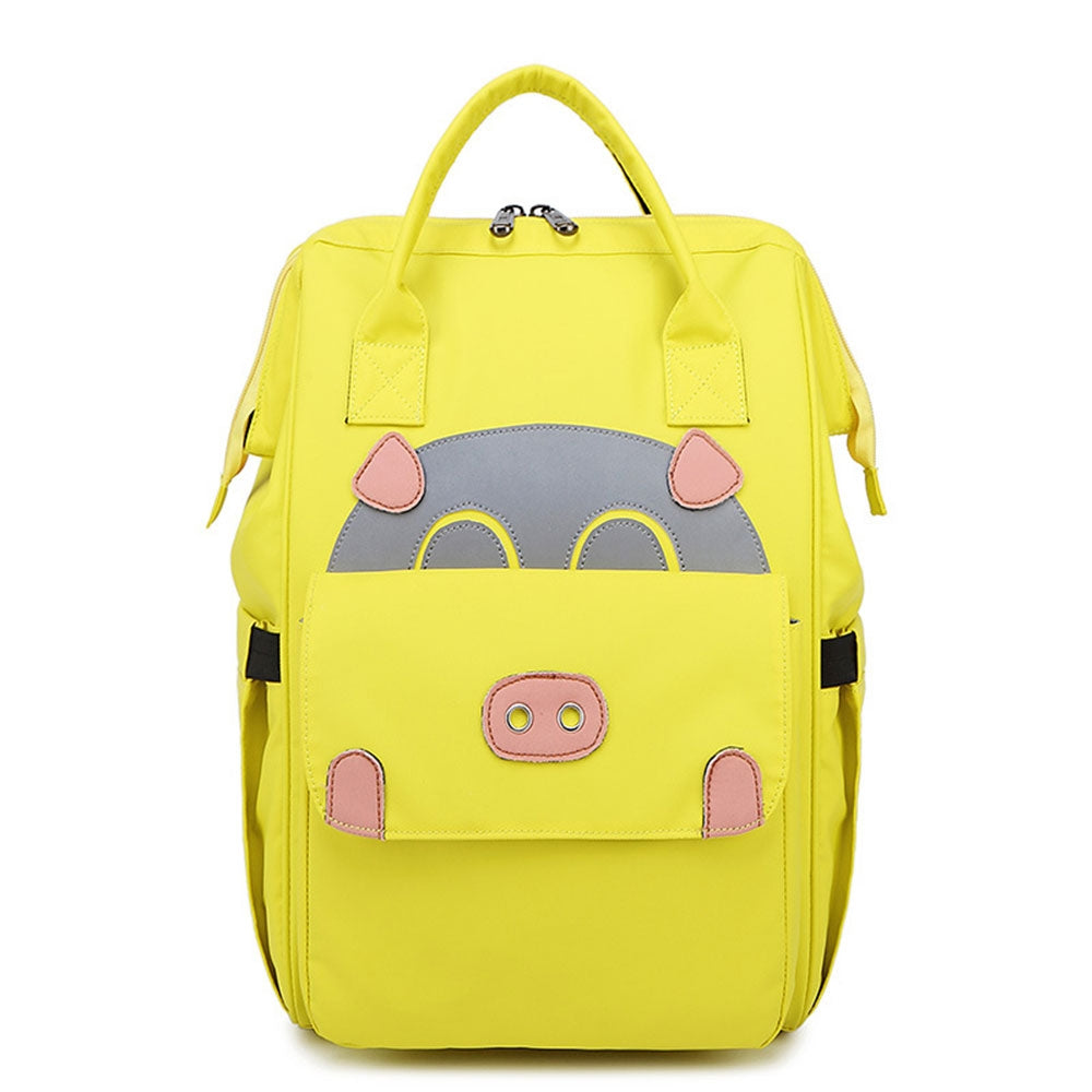 Girl School Backpack Laptop Bag Animal Square Shoulder Handbag for Travel Daypack Fits 14 Inches Laptop Mummy bag
